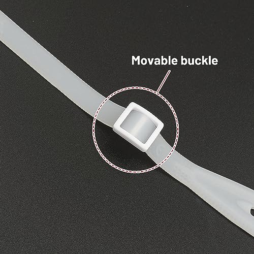 Universal Silicone Replacement Straps for Swim Goggles - 2 PCS