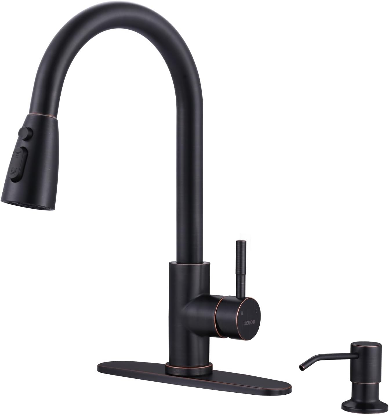 Stainless Steel Kitchen Faucet Combo with Water Filter - Brushed Nickel Sink Faucet for RO Systems