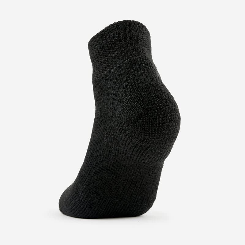 Thorlos Mens Tmx Max Cushion Ankle Tennis Socks - Large Black, 1 Pair