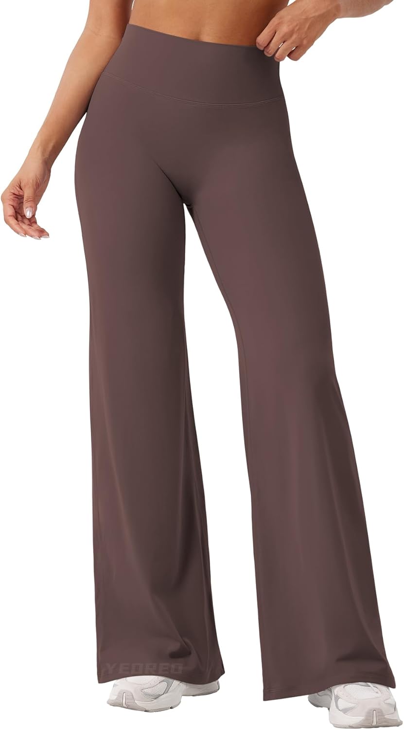 YEOREO High Waist Workout Leggings - No Front Seam, Buttery Soft Fabric | Available in 29" to 35" Sizes