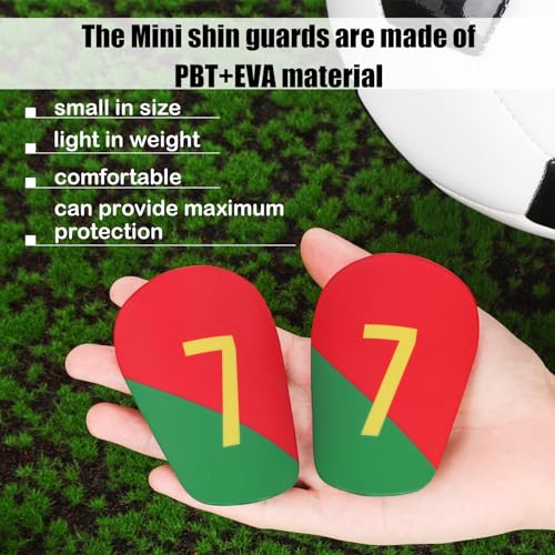 Mini Soccer Shin Guards - Lightweight Impact-Resistant Pads