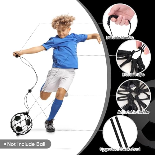 Soccer Kick Trainer 2PCS with Return Net - Football Practice Gear