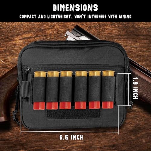 Tactical Shotgun Sling with 15-Round Shell Holder - 4 Pcs