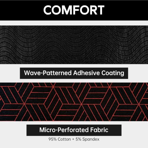 Kinesiology Tape - Precut Water-Resistant Athletic Tape, 2" x 16.4 ft, 1 Roll