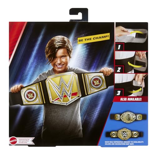 Gold WWE Championship Toy Wrestling Belt for Kids