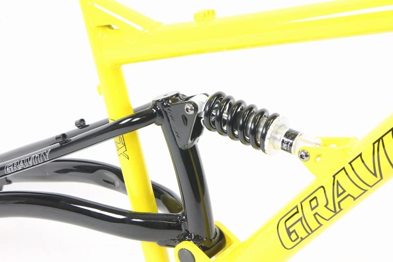 26-Inch Full Suspension Aluminum Bike Frame with Rear Shock - 15 Inch