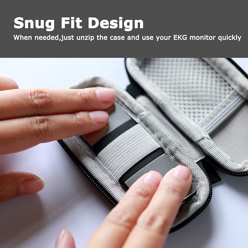 Heart Monitor Carrying Case for KardiaMobile EKG Monitor - Travel Pouch