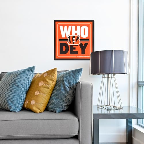 Cincinnati Bengals 3D Wall Art - Team Motto Decor - Ready To Hang