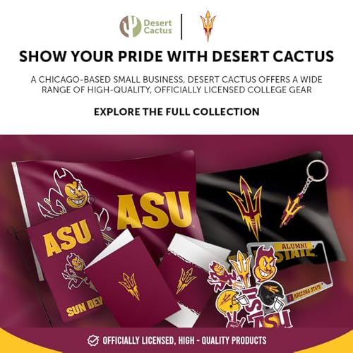 Arizona State University 20-Count 9-Inch Paper Plates - Officially Licensed