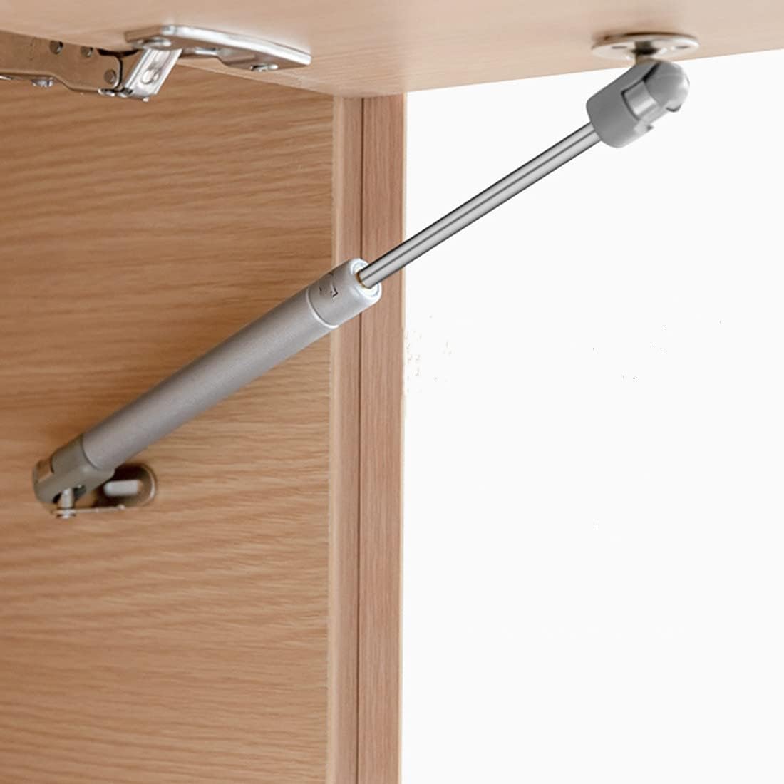 QLXHBOT Gas Struts 10 inch, 20N/4.4lb Gas Springs, Lift Support, Lid Stay, Silver 2Pcs