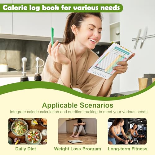 Food Journal Diary - Daily Calorie Counter | 5.8x8.3 Inch Tracker - 1 Piece