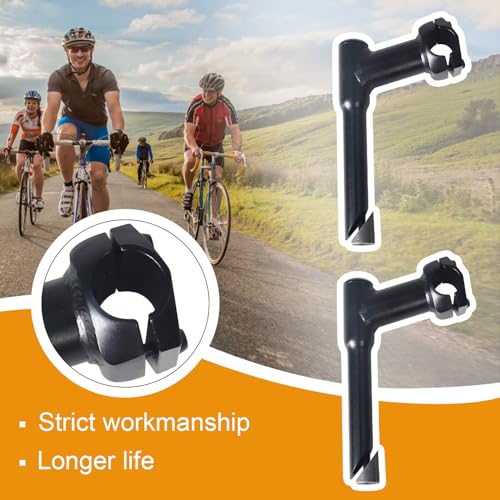 Weerock 160mm Aluminum Alloy Bike Stem 22.2mm Quill & 25.4mm Handlebar Black