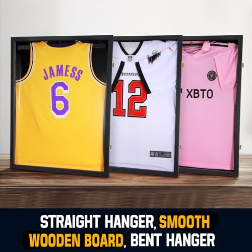 Large Shadow Box Display Case for Sports Jerseys - 98% UV Protection