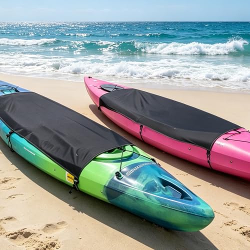 Waterproof Kayak Cockpit Cover 44x28 Inch UV-Resistant Dustproof Protector