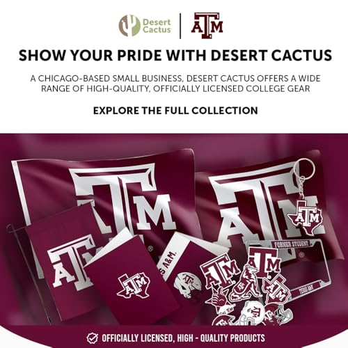 Acrylic Luggage Tag ID - Texas A&M Aggies - 2 Pack