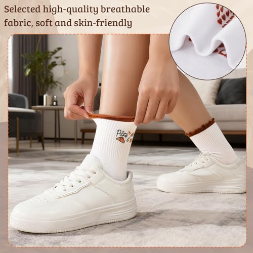 Womens Non-Slip Pilates Yoga Socks - Embroidery Grip Set - Brown, Black / 2