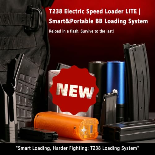 Smart Airsoft Electric BB Speed Loader - Lite Edition, 1100rd, White