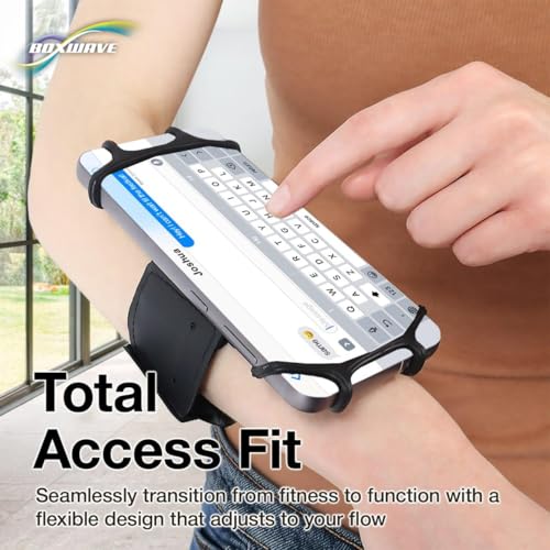Adjustable Sport Armband for Sony NW-ZX300 Walkman - Jet Black