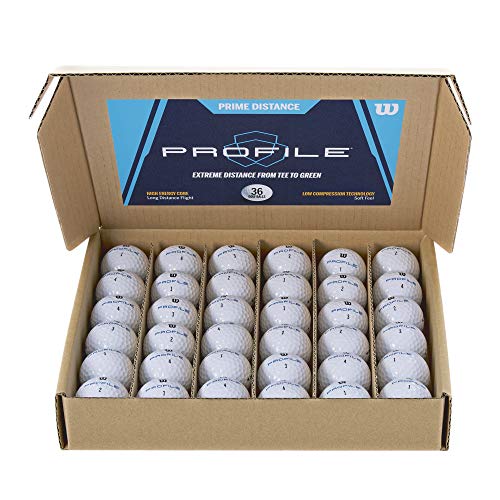 Profile Distance Golf Balls - 36 Pack, White