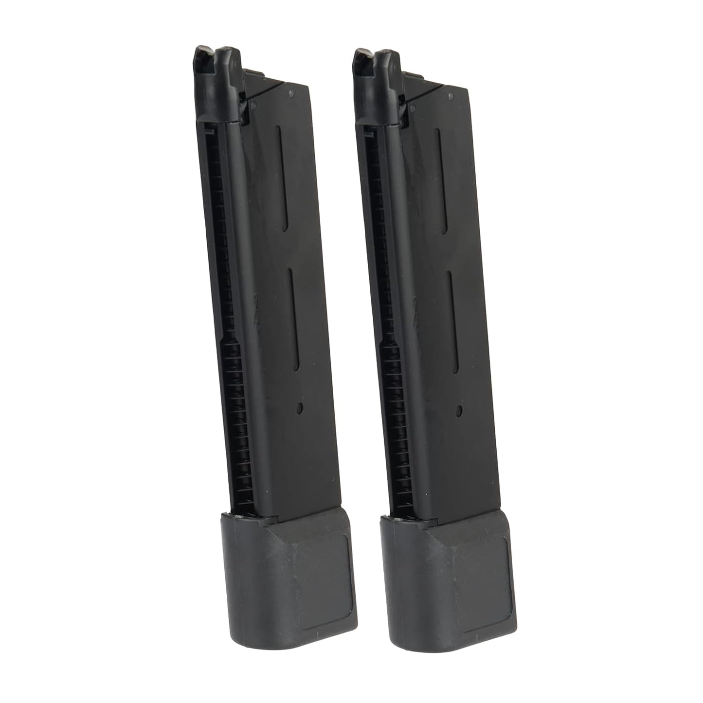 Lancer Tactical x Army Armament 1911 Extended Airsoft Gas Blowback Steel Magazine w/Extended Base 30 Rounds-Two Pack