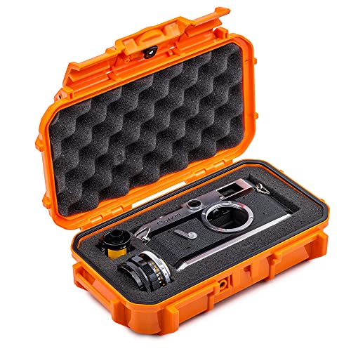 Evergreen 56 Waterproof Dry Box Protective Case with Pick & Pluck Foam - Orange Travel Safe/Mil Spec/USA Made