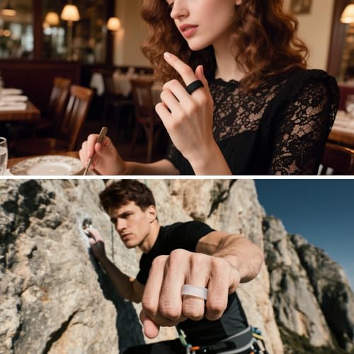 8 Pack Silicone Ring Covers for Oura Ring Gen 4/3 - 8 Colors