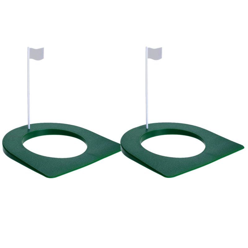 MUXSAM Golf Putting Cup with Flag, All-Direction Putt Cups, Indoor Little Putt Training Hole for Golfer Kids Game Men Women Outdoor Home Office Backyard Practice