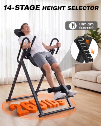 Inversion Table for Back Pain Relief - Back Stretcher Machine