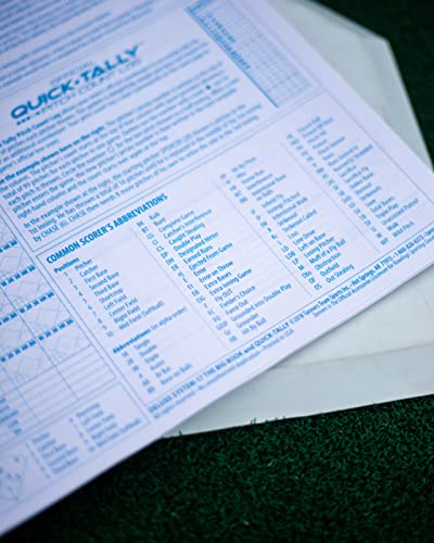 Deluxe System Baseball/Softball Scorebook - Extra-Large 11"x14"