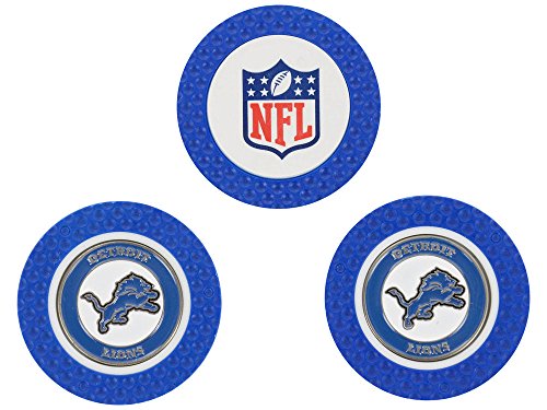 NFL Golf Chip Ball Marker Set - Detroit Lions & Multi Team Color