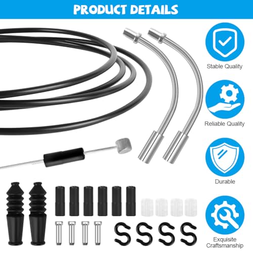 Universal Bicycle Brake Cable Kit - High-Quality Shift Cables