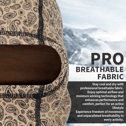 FR Balaclava Face Cover 100% Cotton Flame Proof for Oilfield Construction Industrial Work Lightweight Safety