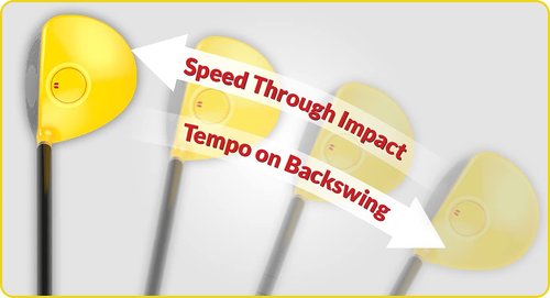 Ripcoil RP6 -Golf Swing Training Aid and Distance Trainer, Whippy Shaft and Driver Head, Hit Balls with This Aid, Increase Swing Speed and Distance Fast (Right Hand)