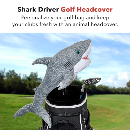 Daphne's Headcovers Shark Driver Headcover - Premium Golf Club Protector for Men & Women