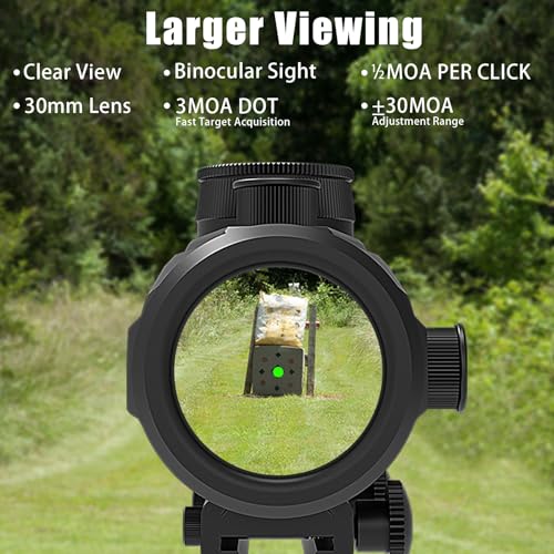 Tactical 1x30mm Reflex Sight - Green, Red, Blue Reticles