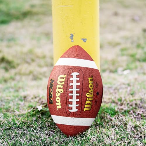 Youth Wilson NCAA Composite Football - Durable All-Weather Design