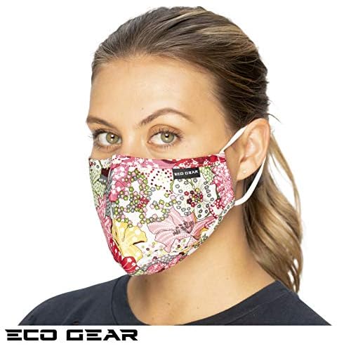 ECO-GEAR Anti Pollution Face Mask Particulate Respirator| Mask for Dust, Exhaust Gas, Smoke, Smog, Pollen and Fumes | Unisex Military Grade Washable Mouth Mask