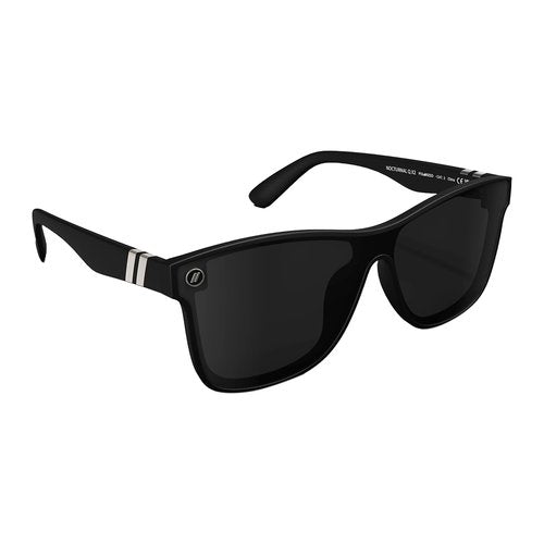 Blenders Eyewear Millenia X2 – Polarized Sunglasses – Flat, Mirrored Lens, Tough Frames – 100% UV Protection – For Men & Women – Nocturnal Q