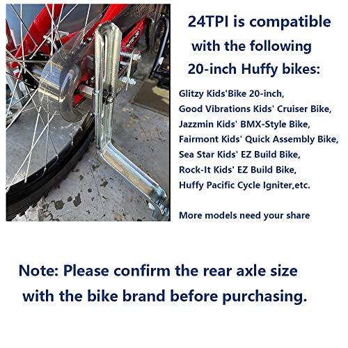 Bike Axle Extenders for Training Wheels - 3/8-24 TPI