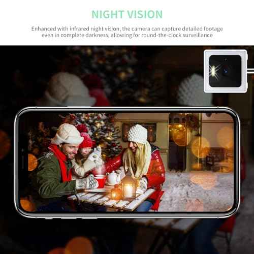 Weatherproof Indoor and Outdoor IP65 2K Wi-Fi Smart Home Security Camera with Color Night Vision, 2-Way Audio, Wireless Camera for Pets, Babies, Dogs & Cats, Nanny, Elderly Video Surveillance (2)