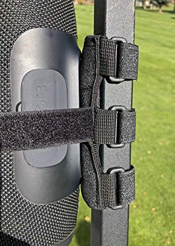 Portable Bluetooth Speaker Mount for Golf Cart Railing - Adjustable Non-Slip Holder