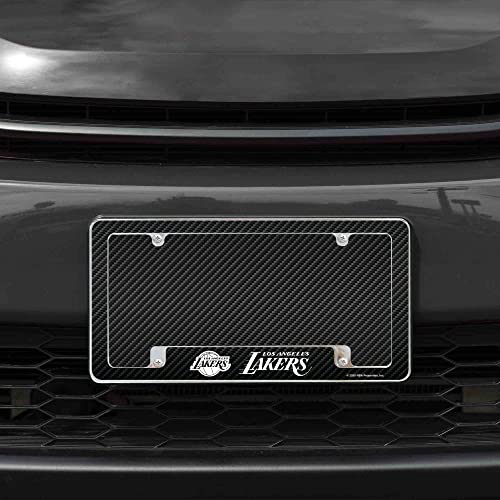 Los Angeles Lakers 12" x 6" Chrome License Plate Frame