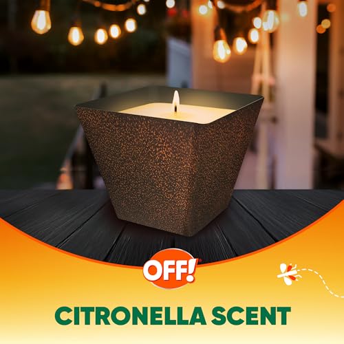 Citronella Scented Candle - Outdoor Mosquito Repellent, 8 oz (Pack of 2)