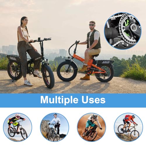 HUFATWINS 9/18/27 Speed Bicycle Chain for Road & Mountain Bikes - 116 Links