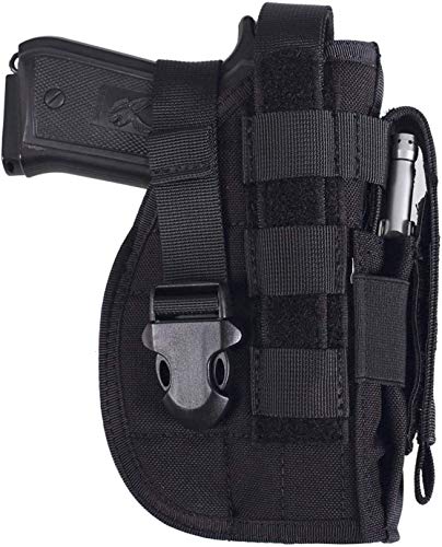 Universal Tactical Gun Holster for Right Hand - Black