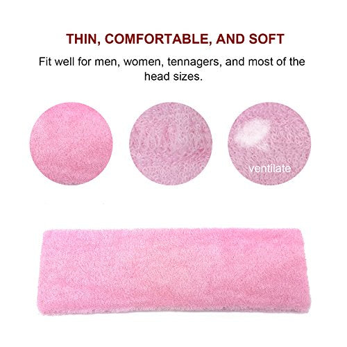 15 PCS Ultra Thin Cotton Sweatbands for Yoga - Mixed Colors