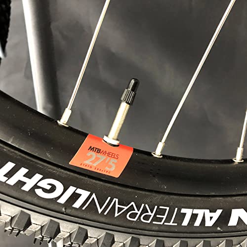 Presta Valve Caps - Plastic Dust Stem Covers for MTB and Road Bike - 20 Pack