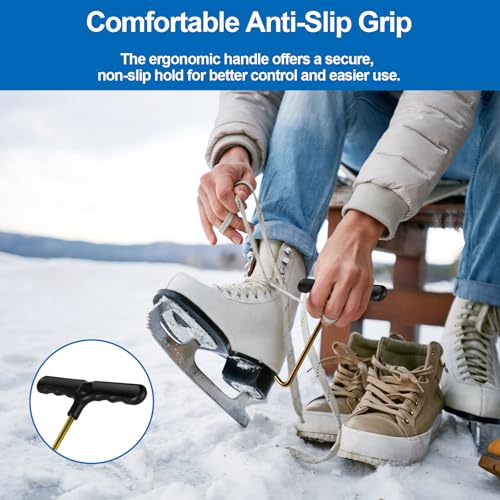 Lace Tightener Tool for Skates - Stainless Steel Hook, 1 Pack
