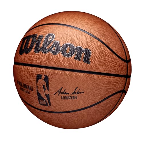 Official NBA Game Basketball - Size 7, Genuine Leather