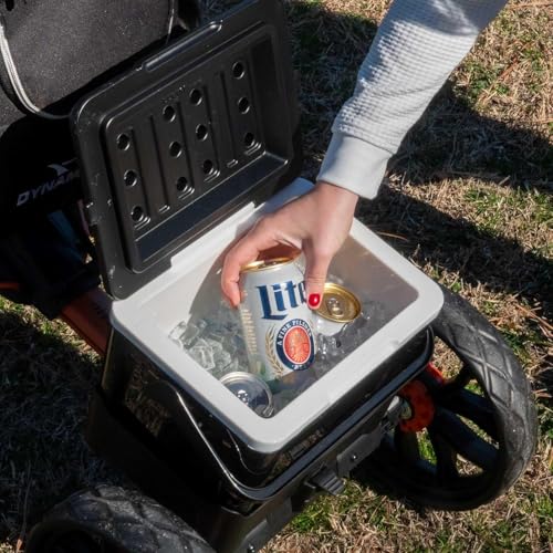 Quad Pro Disc Golf Cart - White/Black